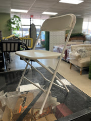 White Samsonite Folding Chair Used Scratch and Dent - Local Pickup (Copy)