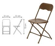 Samsonite Plastic Folding Chair Size Diagram